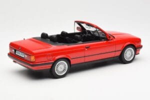 BMW 318i E30 Cabriolet Red Norev 1:18 183210 Diecast — photo 2 of 6