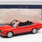 BMW 318i E30 Cabriolet Red Norev 1:18 183210 - image 6 of 6