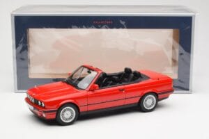 BMW 318i E30 Cabriolet Red Norev 1:18 183210 Diecast — photo 6 of 6