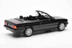 BMW 325i E30 Cabriolet Black Metallic Norev 1:18 183211 Diecast — photo 2 of 6