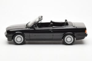 BMW 325i E30 Cabriolet Black Metallic Norev 1:18 183211 Diecast — photo 3 of 6