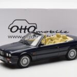 BMW 325i E30 Cabriolet Blue Otto 1:18 - image 6 of 6
