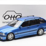 BMW 328i E36 Touring M Package Blue Otto 1:18 - image 6 of 6