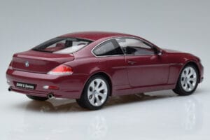 BMW 645Ci E63 Dark Red Kyosho 1:18 08701CR Diecast — photo 3 of 7