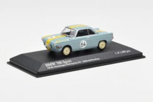 BMW 700 Sport #64 Hulbusch / Stausberg 12 Hours of Nurburgring 1961 Minichamps 1:43 400612364 Diecast — photo 2 of 4
