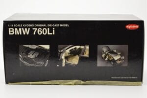 BMW 760Li E66 Black Kyosho 1:18 08572BK Diecast — photo 8 of 9