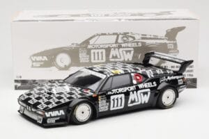 BMW M1 #111 Team MK Motorsport J-L. Witmeur / Krankenberg / Libert 24 Hours of Le Mans 1986 Minichamps 1:18 180862911 Diecast — photo 8 of 8