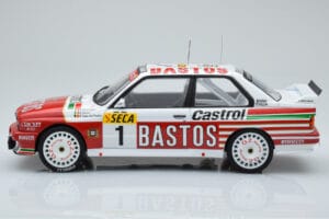 BMW M3 E30 Bastos #1 R. Ravaglia / E. Pirro / E. Van de Poele 24 Hours of Spa 1991 IXO 1:18 18RMC081A Diecast — photo 3 of 6