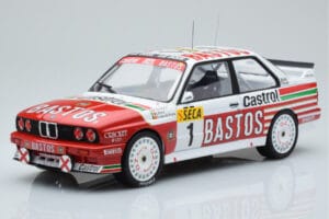 BMW M3 E30 Bastos #1 R. Ravaglia / E. Pirro / E. Van de Poele 24 Hours of Spa 1991 IXO 1:18