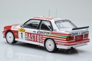BMW M3 E30 Bastos #1 R. Ravaglia / E. Pirro / E. Van de Poele 24 Hours of Spa 1991 IXO 1:18 18RMC081A Diecast — photo 5 of 6