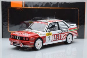 BMW M3 E30 Bastos #1 R. Ravaglia / E. Pirro / E. Van de Poele 24 Hours of Spa 1991 IXO 1:18 18RMC081A Diecast — photo 6 of 6