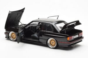 BMW M3 E30 Sport Evolution Black Custom Wheels AUTOart 1:18 70562 Diecast — photo 5 of 8