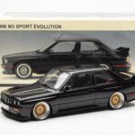 BMW M3 E30 Sport Evolution Black Custom Wheels AUTOart 1:18 - image 8 of 8