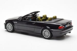 BMW M3 E46 Cabriolet Black Kyosho 1:18 80430024431 Diecast — photo 7 of 8