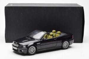 BMW M3 E46 Cabriolet Black Kyosho 1:18 80430024431 Diecast — photo 8 of 8
