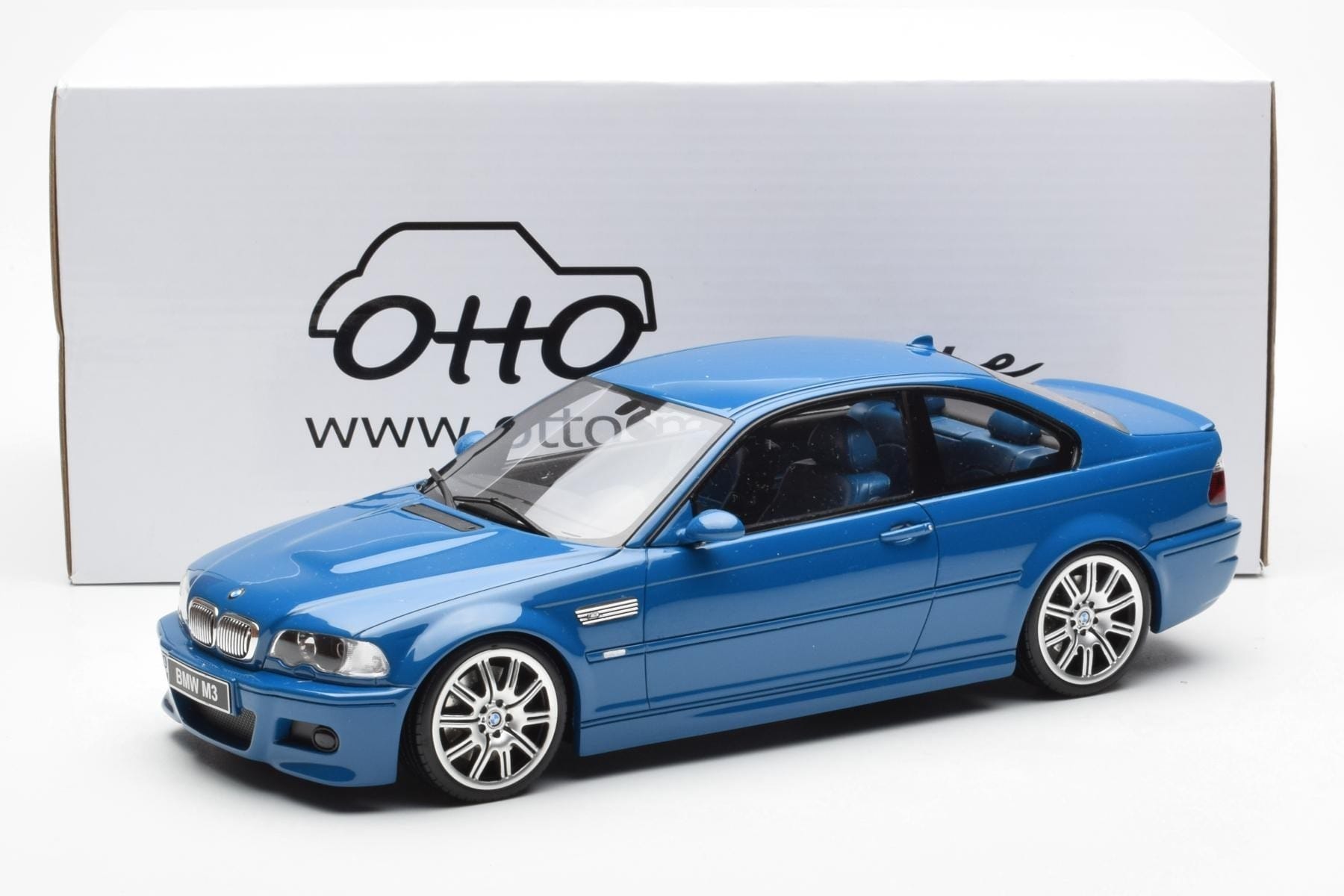 BMW M3 E46 Blue Otto 1:18 OT790 Resin — photo 6 of 6