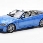 BMW M4 F83 Cabriolet Yas Marina Blue Paragon 1:18