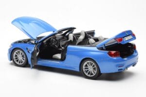 BMW M4 F83 Cabriolet Yas Marina Blue Paragon 1:18 80432339612 Diecast — photo 5 of 8