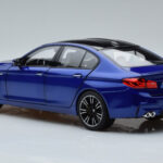 BMW M5 F90 Marina Bay Blue Norev 1:18 - image 6 of 7