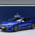 BMW M850i G15 Blue Metallic Norev 1:18 183286 Diecast - image 7 of 7