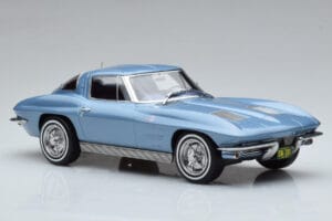 Chevrolet Corvette C2 Sting Ray Blue Norev 1:18 189050 Diecast — photo 4 of 6