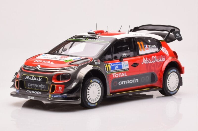 Citroen C3 WRC #11 S. Loeb / D. Elena Rally Mexico 2018 Norev 1:18 181638 Diecast