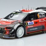 Citroen C3 WRC #9 S. Lefebvre / G. Moreau Tour de Corse 2017 Norev 1:18 181633 Diecast