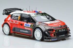 Citroen C3 WRC #9 S. Lefebvre / G. Moreau Tour de Corse 2017 Norev 1:18 181633 Diecast — photo 4 of 6