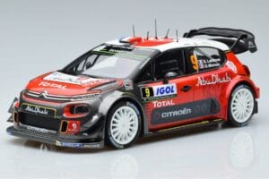 Citroen C3 WRC #9 S. Lefebvre / G. Moreau Tour de Corse 2017 Norev 1:18 181633 Diecast