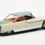 Citroen DS 21 Le Leman Cabriolet Ivory and Green Norev 1:18 - image 2 of 6