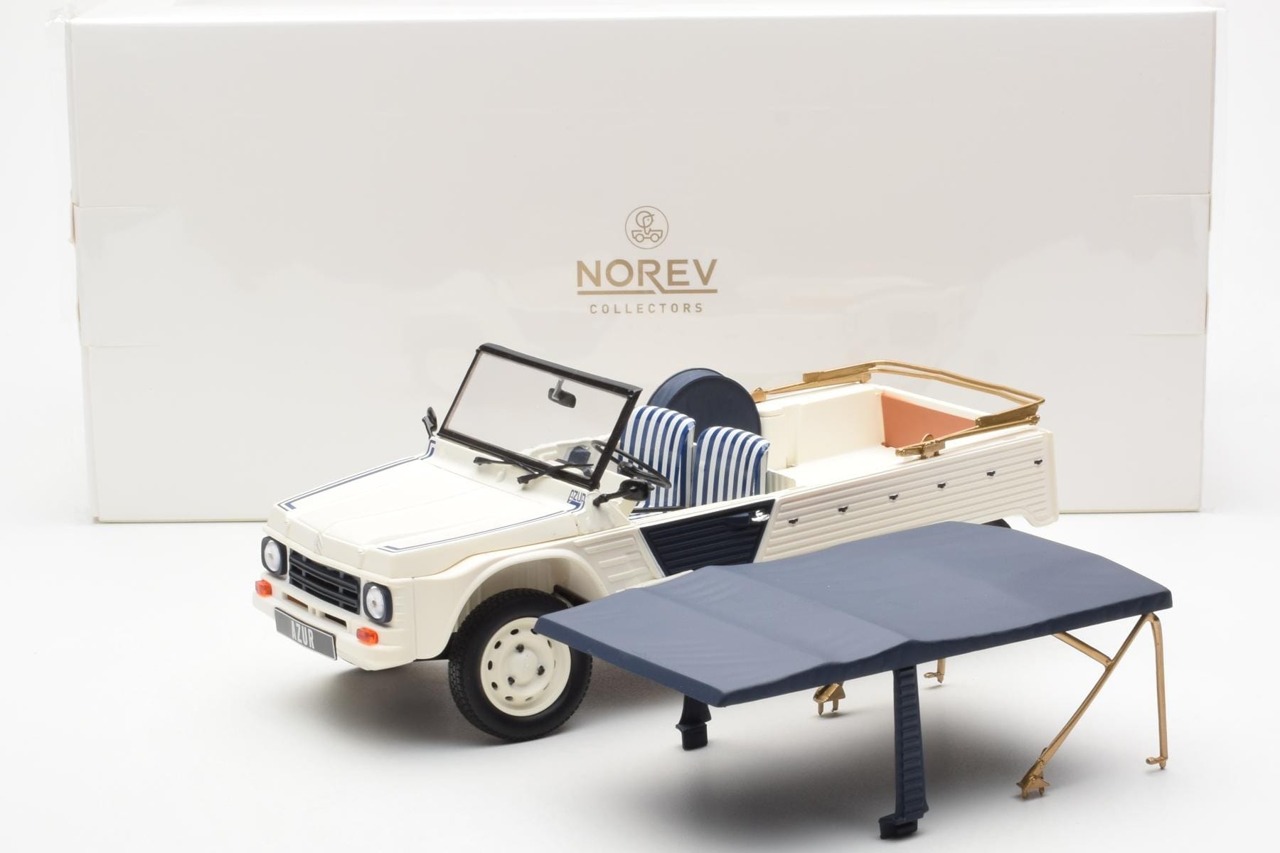 Citroen Mehari Azur White Norev 1:18 181800 Diecast — photo 7 of 7