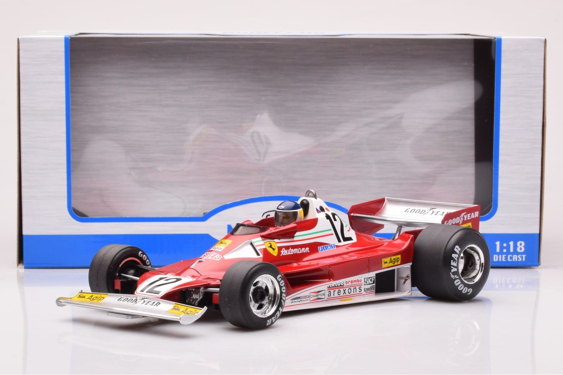Ferrari 312 T2B #12 C. Reutemann Swedish GP 1977 MCG 1:18 MCG18625F Diecast — photo 6 of 6