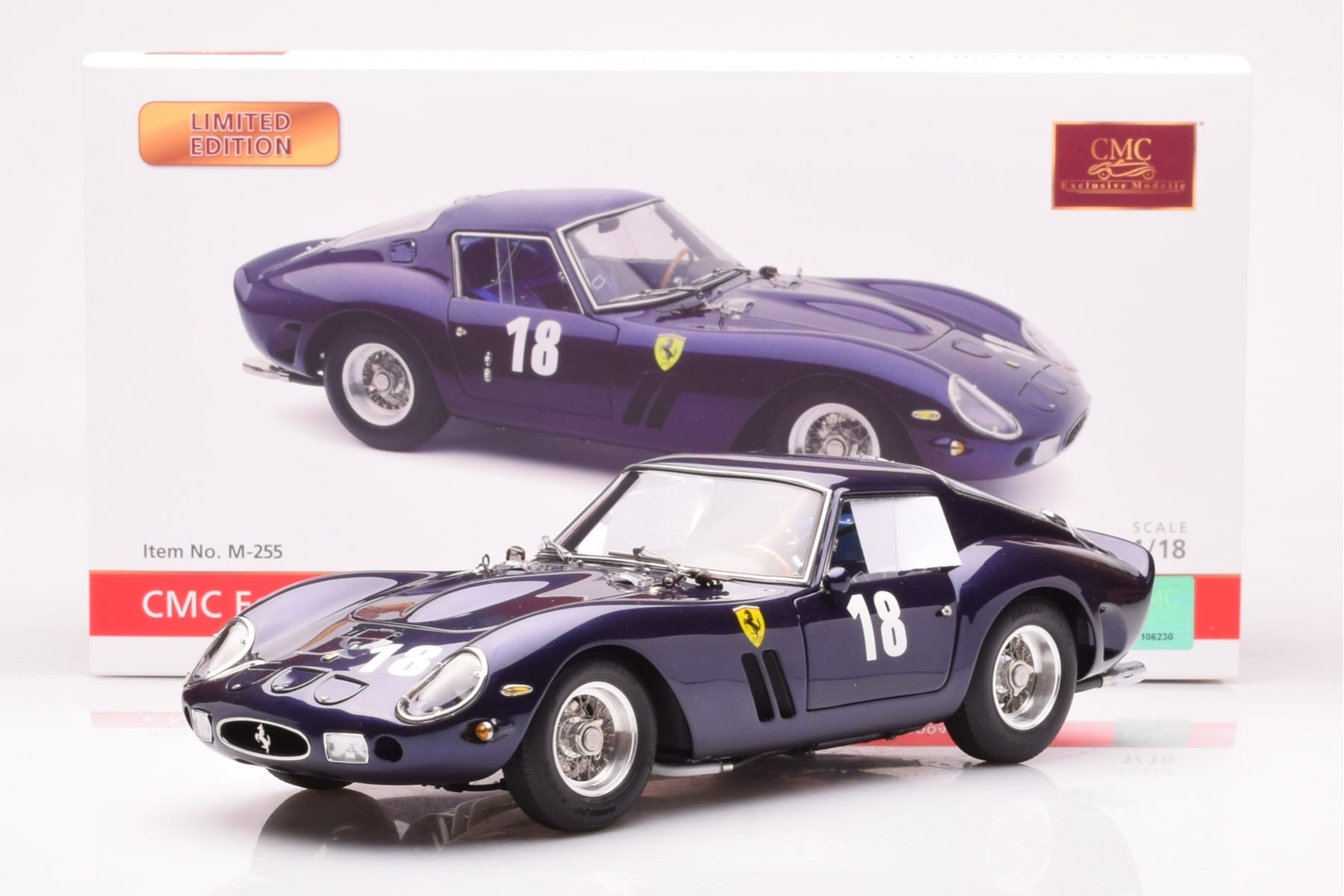 Ferrari 250 GTO Monterey Historic Races Laguna Seca 2004 CMC 1:18 M-255 Diecast — photo 7 of 7