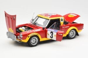 Fiat 124 Abarth #3 Barbasio / Sodano East African Safari Rally 1974 Sun Star 1:18 4952 Diecast — photo 2 of 8
