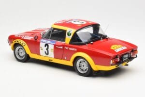 Fiat 124 Abarth #3 Barbasio / Sodano East African Safari Rally 1974 Sun Star 1:18 4952 Diecast — photo 7 of 8