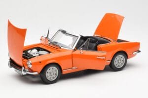 Fiat 124 BS Orange Sun Star 1:18 4906 Diecast — photo 2 of 8