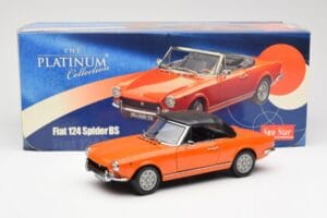 Fiat 124 BS Orange Sun Star 1:18 4906 Diecast — photo 8 of 8