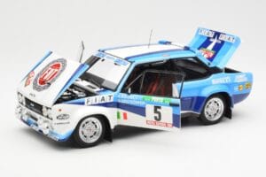 Fiat 131 Abarth #5 Team Fiat Works Rally Portugal 1980 Kyosho 1:18 08376A Diecast — photo 2 of 8