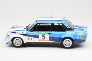 Fiat 131 Abarth #5 Team Fiat Works Rally Portugal 1980 Kyosho 1:18 08376A Diecast — photo 4 of 8
