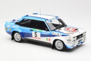 Fiat 131 Abarth #5 Team Fiat Works Rally Portugal 1980 Kyosho 1:18 08376A Diecast — photo 6 of 8