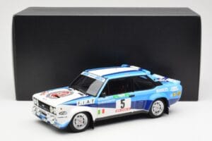 Fiat 131 Abarth #5 Team Fiat Works Rally Portugal 1980 Kyosho 1:18 08376A Diecast — photo 8 of 8