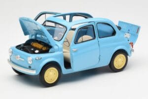 Fiat Nuova 500 Celeste Blue Kyosho 1:18 08966LB Diecast — photo 2 of 8