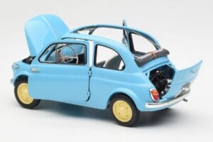 Fiat Nuova 500 Celeste Blue Kyosho 1:18 08966LB Diecast — photo 5 of 8