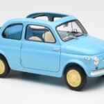 Fiat Nuova 500 Celeste Blue Kyosho 1:18 08966LB - image 6 of 8