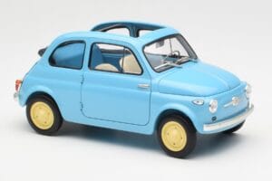 Fiat Nuova 500 Celeste Blue Kyosho 1:18 08966LB Diecast — photo 6 of 8