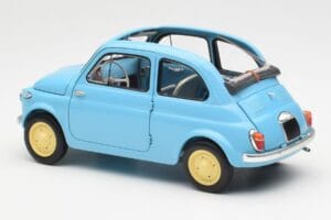 Fiat Nuova 500 Celeste Blue Kyosho 1:18 08966LB Diecast — photo 7 of 8