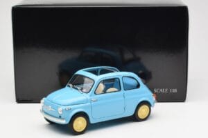 Fiat Nuova 500 Celeste Blue Kyosho 1:18 08966LB Diecast — photo 8 of 8
