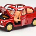 Fiat Nuova 500 Coral Red Kyosho 1:18 08966R - image 2 of 8