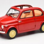 Fiat Nuova 500 Coral Red Kyosho 1:18 08966R