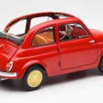 Fiat Nuova 500 Coral Red Kyosho 1:18 08966R - image 3 of 8